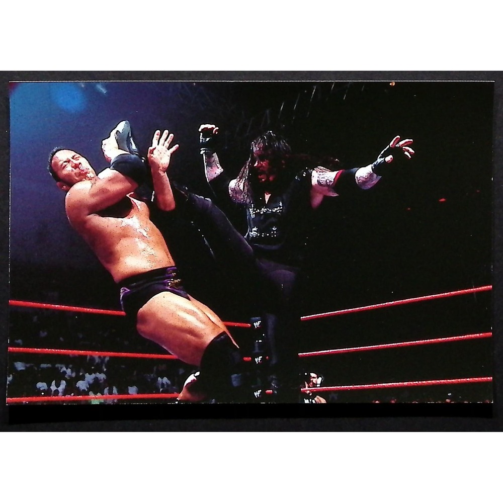 WWF Trading Card The Undertaker WrestleMania Live Photocard #27 1999